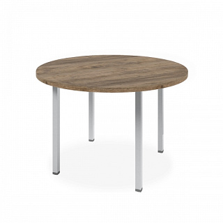 Vasanta VL-107 Стол переговорный на металлокаркасе D1200*750 Дуб Самдал