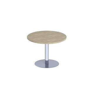 Патриот ПТ 141 Стол для переговоров круглый на опорах-колоннах (240x110x74.6) 20* Дуб скандинавский