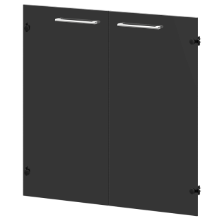 Кортез KZF-28S Комплект низких фасадов стекло 784х4х780 
