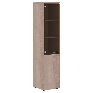 Xten XHC 42.2(L/R) Шкаф колонка комбинированая с топом 432х432х1955  Дуб Сонома