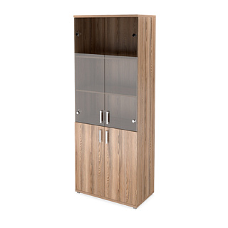 Аргентум НТ-580 Стеллаж высокий широкий 800*445*2050 Дуб сафари