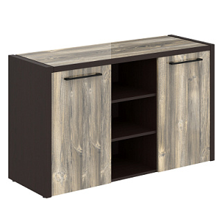 Morris MTF140 Тумба с фригобаром 1400х492х828 Дуб Базель/Венге Магия