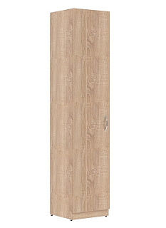 Simple SR-5U.1(L/R) Шкаф колонка с глухой дверью 386х375х1815 Дуб Сонома Светлый
