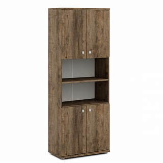 Vasanta V-605 Шкаф полуоткрытый 820*440*2195 Дуб Самдал