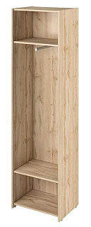 Саньяна N-62 Каркас шкафа для одежды узкого 600*440*2176 Дуб Вотан