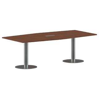 Imago ПРГ-4 Конференц-стол на 6-8 человек  2400х1200х750 Орех французский