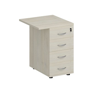 Комфорт К.307 ДШ Брифинг-приставка с тумбой 4-ящичной с замком (57x60x75)