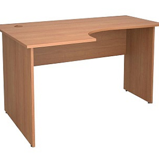 42.48 Стол эргономичный левый 135*90*60 Миланский орех