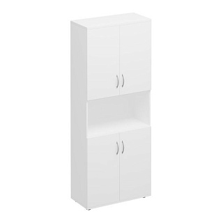 Комфорт К.374 БП Шкаф для документов закрытый 4-дверный с нишей (80x38x200) 