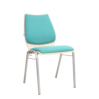 Стул Dolly Wood silver ткань Calgary цвет любой