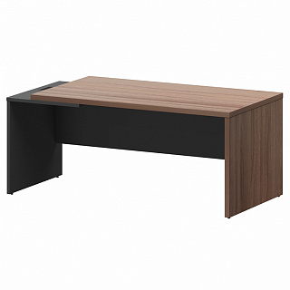 Кортез КZ-18 L/R Стол руководителя лев/пр 1800х900х750 Темный шимо/Графит