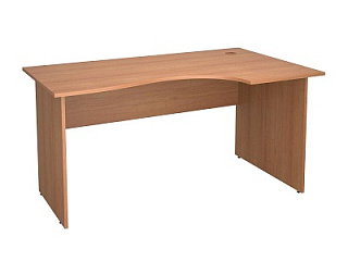 42.45 Стол эргономичный правый 150*90*75 Миланский орех