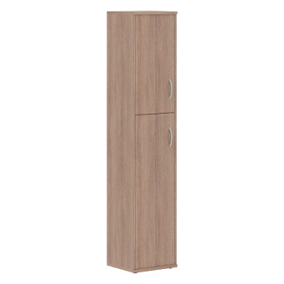 Imago СУ-1.8 Л/Пр Шкаф колонка с глухой малой и средней дверьми 406х365х1975 Ясень шимо