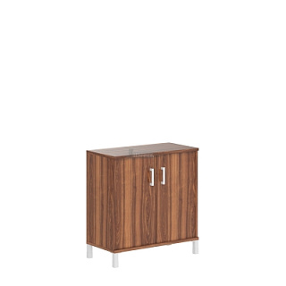 Born B 410.2 Шкаф низкий с глухими малыми дверьми 900х450х920 Орех Даллас