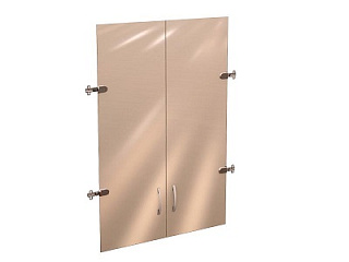 41.38 Дверь стеклянная 70*111 Итальянский  орех