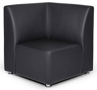 CHAIRMAN СИТИ Секция угловая 770х770х850 Экокожа EUROLINE, рогожка TWIST