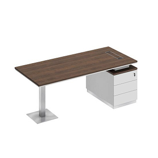 City СИ 104 ДГ БП БП Стол на опорной тумбе для руководителя (200x90x75)
