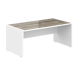 Morris MST 189 Стол руководителя 1800х900х750 Дуб Базель/Белый