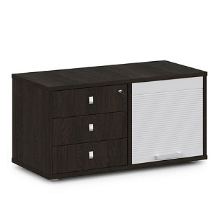 Vasanta V-212 Тумба приставная греденция жалюзи 1080*506*560 Дуб Кентербери