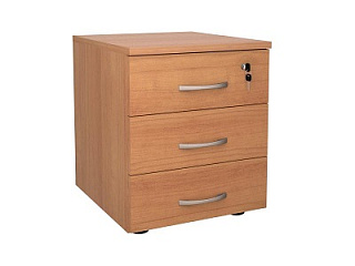 42.61 Тумба 3 ящика с замком 40*45*54 Миланский орех