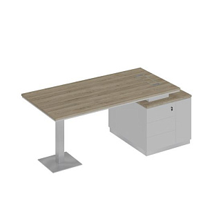 City СИ 105 ДС БП БП Стол на опорной тумбе (198x90x75) 20*