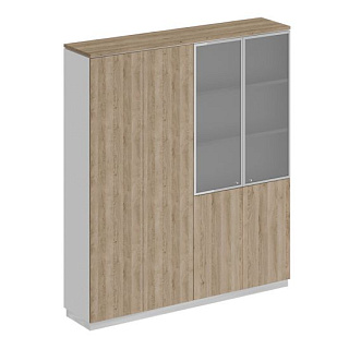 City СИ 314 ДС БП ДС/ХР Шкаф закрытый со стеклом (180.2x40x203.4)