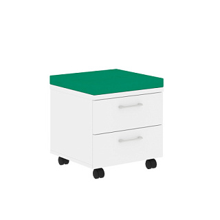 Xten XMC-2D.1А Тумба мобильная 465х465х520 Белый