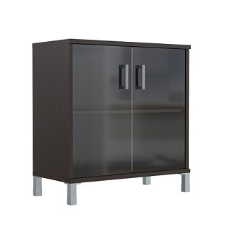 Born B 410.5 Шкаф низкий со стеклянными дверьми 900х450х920 Венге Магия