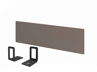 Lemo L-069-1 Экран настольный ЛДСП 1350х18х400 Трюфель