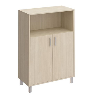 Борн В 420-821 Шкаф для документов двери ДСП без замка +ниша (90x45x131) Дуб шамони