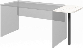 Lemo L-81 Столешница приставная 700х380х750 Таксония айвори