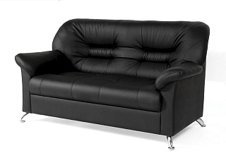 CHAIRMAN ПАРМ Диван двухместный 1510х880х900 Экокожа EUROLINE, рогожка TWIST