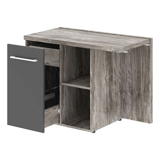 Моррис Тренд MCRT 1055(L/R) Тумба приставная 1000х550х750 Сосна Нордик/Антрацит