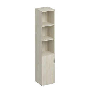 Комфорт К.380 ДШ Шкаф для документов узкий полузакрытый (40x38x200) 