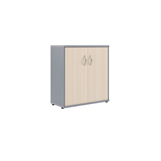 Imago СТ-3.1 Шкаф с глухими дверьми 770х365х823 Клен/Металлик
