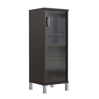 Born B 421.8 Шкаф колонка средняя со стеклянной дверью 475х450х1286 Венге Магия