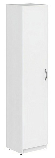 Simple SR-5U.1(L/R) Шкаф колонка с глухой дверью 386х375х1815 Белый
