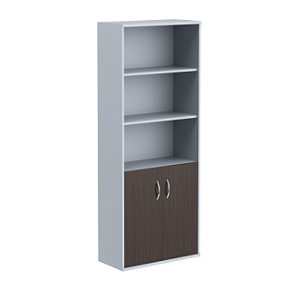 Imago СТ-1.1 Шкаф с одним комплектом глухих малых дверей 770*365*1975 Венге Магия/Металлик