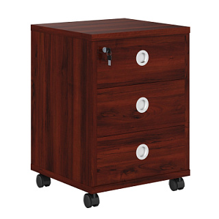 Born B 201.А Тумба мобильная 480х455х660 Бургунди