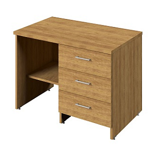 Pablic comfort С-291 л/пр Тумба приставная "Греденция" с 3 ящиками и нишей с замком 826х500х600