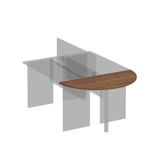 Комфорт К.207 ОФ Приставка к столу без опоры (123.5x60x2.5)