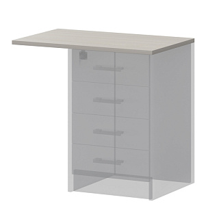 Арго А-706 (А-706+фурн.) Крышка 730x450x22  Ясень шимо