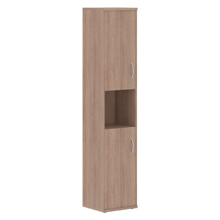 Imago СУ-1.5 Л/Пр Шкаф колонка с комплектом глухих малых дверей 406*365*1975 Ясень шимо