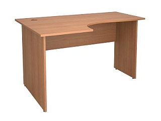 42.48 Стол эргономичный левый 135*90*60 Миланский орех