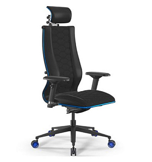 Кресло геймерское Space Blue Samurai B2-62D Черный