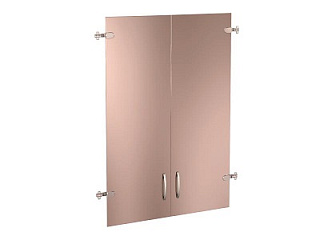 62.38 Двери стекло тонированное 76*117 Орех пегас