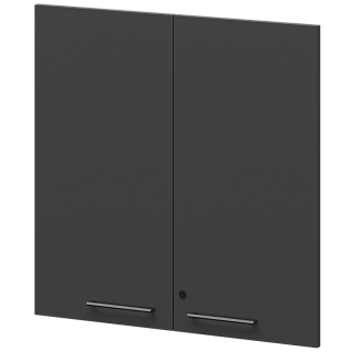 Кортез KZF-28V Комплект верхних фасадов ЛДСП 784х18х780 Графит