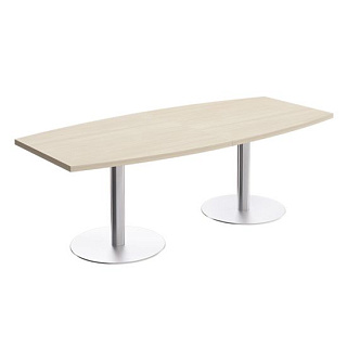 Борн В 325 Стол для переговоров на опорах-колоннах (240x110x75) Дуб шамони