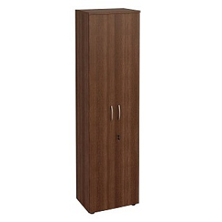 62.50 Шкаф с замком узкий 55*39*200 Орех пегас