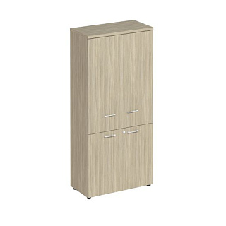 Патриот ПТ 0781 Шкаф для документов закрытый 4-дверный (90x46x197) Дуб скандинавский